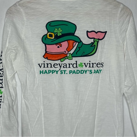 Vineyard Vines St Paddy’s Day Long Sleeve Tee xs - Picture 7 of 8